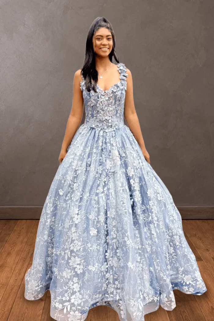 Vestido Estélia Prata prata para festa de debutante - Felicidade Noivas e Festas